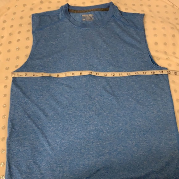 Layer 8 Performance Muscle Top Blue, M Long - Picture 4 of 4